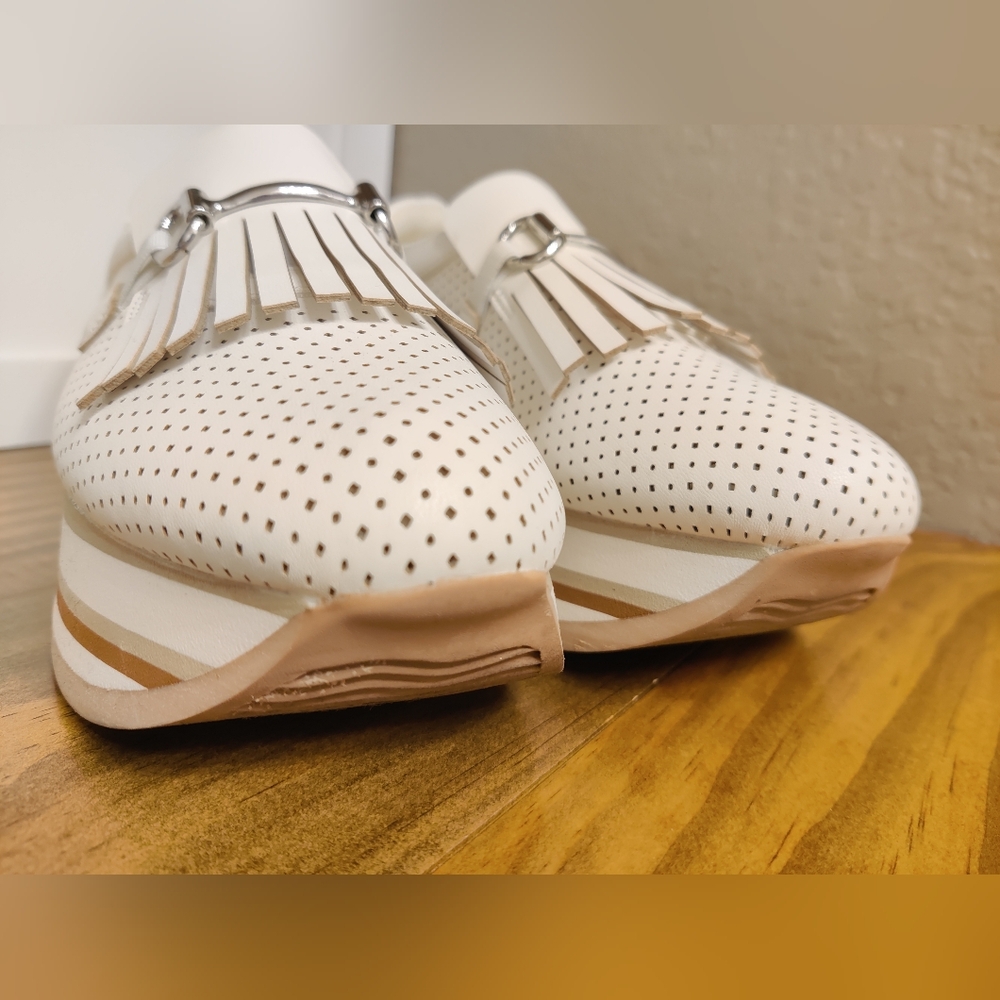 Crown & Ivy White Bosco Loafer Sneakers - Picture 7 of 8